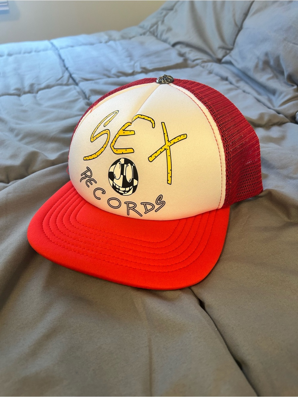Chrome sex records trucker hat